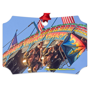 tree ornament (4" x 3")-- Fireball
