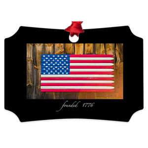 tree ornament (4" x 3")-- founded 1776